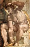 Michelangelo Buonarroti Ignudo oil painting reproduction